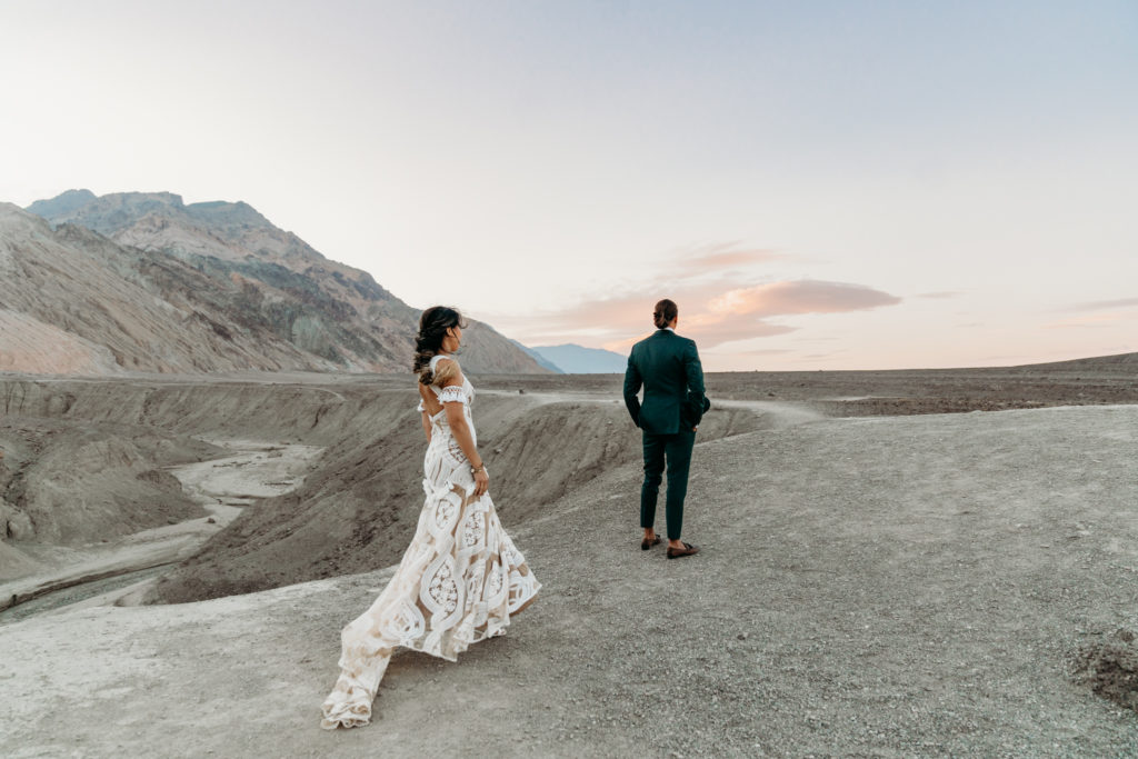 first look at Death Valley Elopement