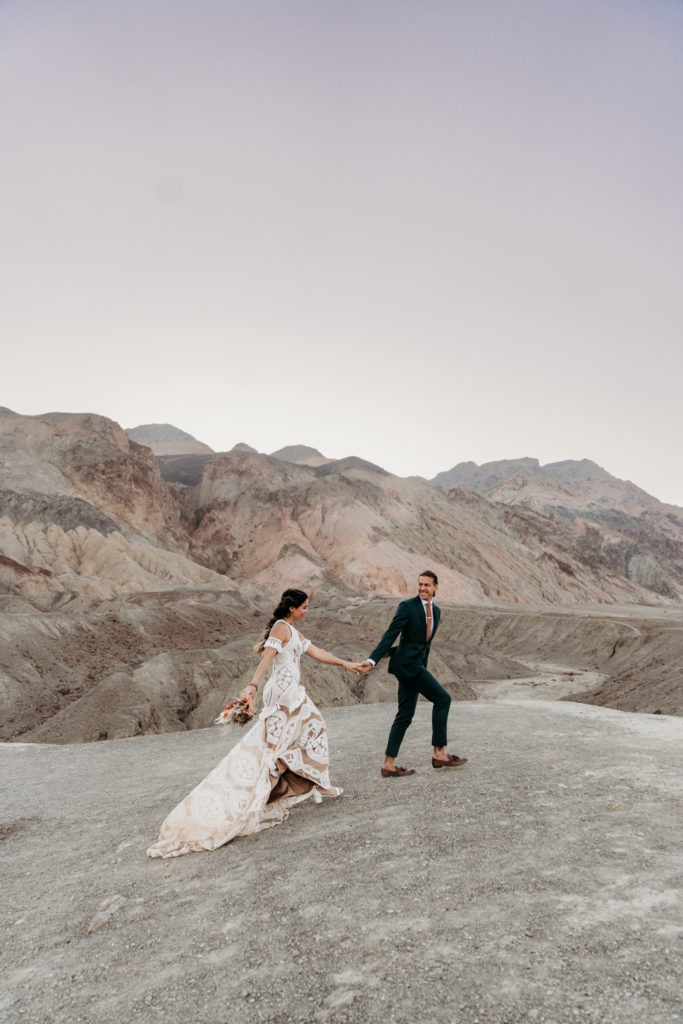 Death Valley Elopement wedding photo