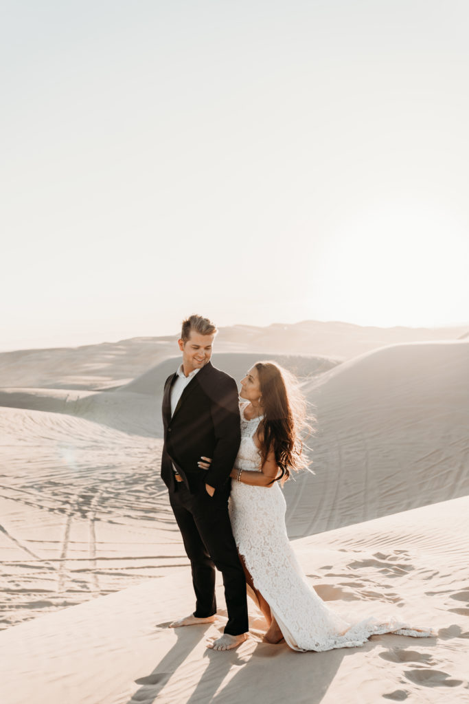 Wedding photos in the Arizona desert