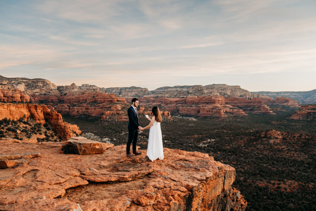sunrise wedding in Arizona
