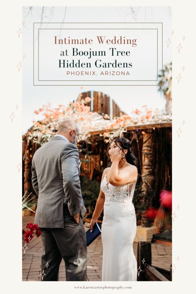 Phoenix, Arizona wedding at Boojum Tree Hidden Gardens