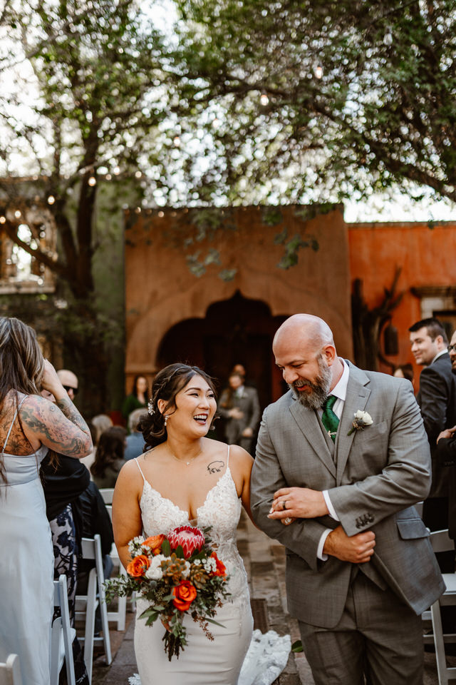 Boojum Tree Hidden Gardens, wedding ceremony