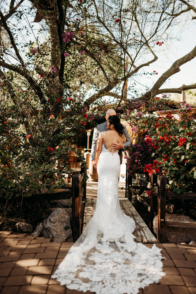 Boojum Tree Hidden Gardens, Phoenix wedding portraits