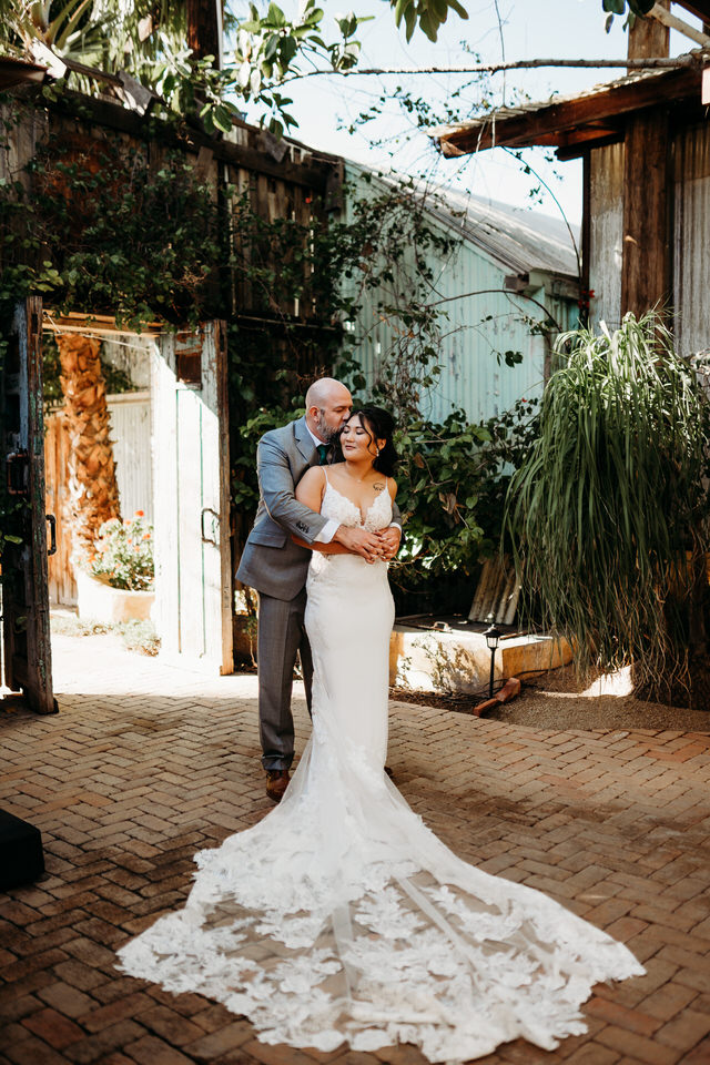 Boojum Tree Hidden Gardens, wedding portraits