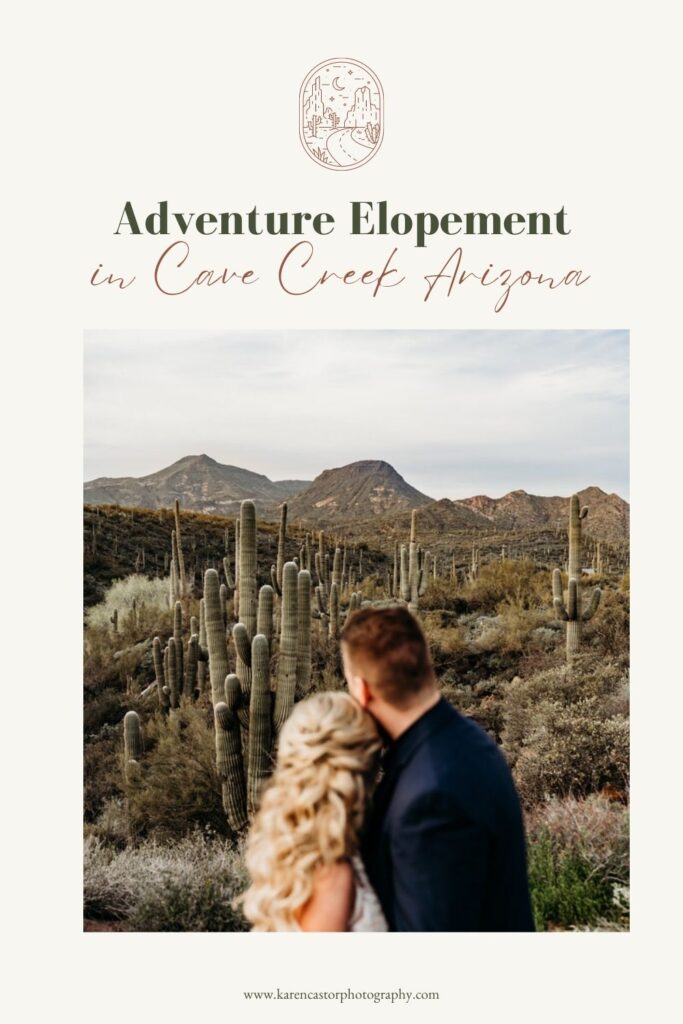adventure elopement in Cave Creek Arizona