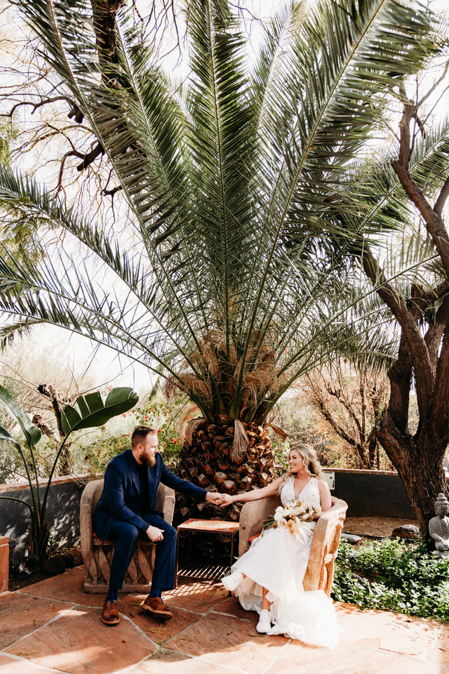 Airbnb elopement in Cave Creek, Arizona