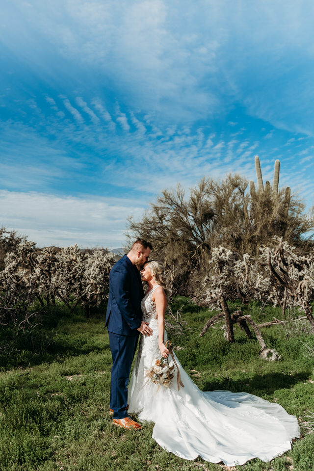 Cave Creek, AZ Elopement in the desert