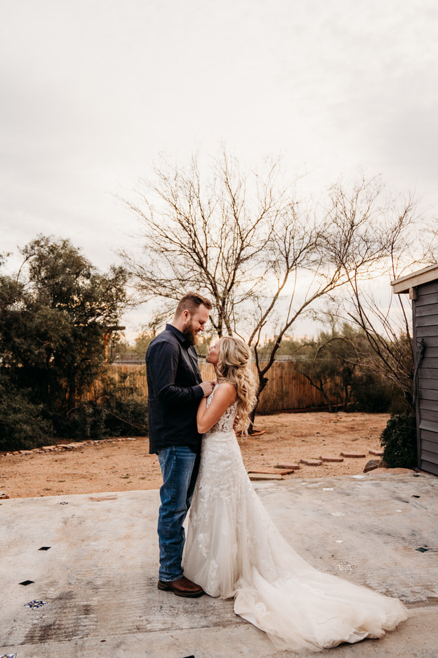 Arizona Airbnb elopement in Cave Creek
