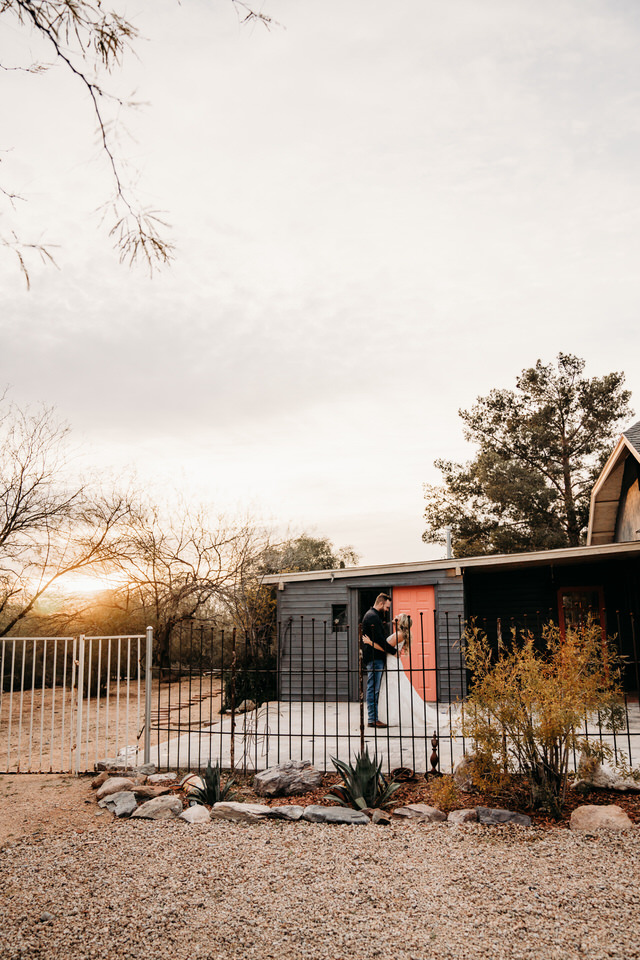 Arizona Airbnb elopement in Cave Creek