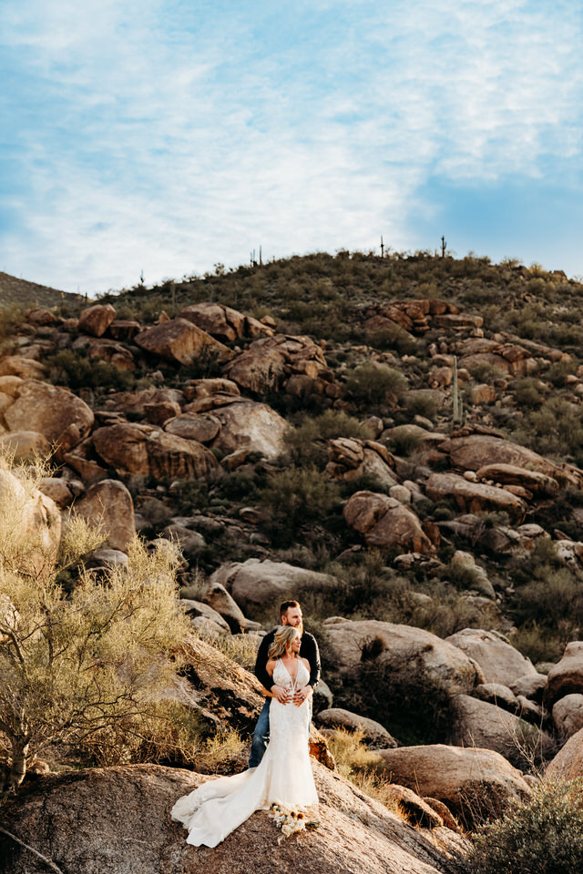 Cave Creek Desert elopement in Arizona