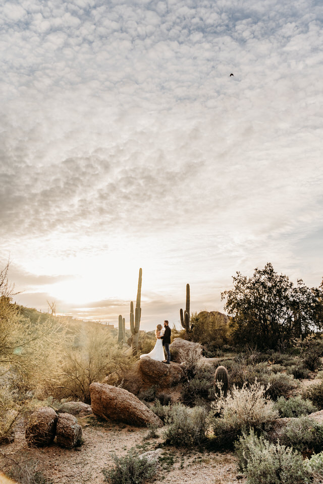 desert Cave Creek, AZ Elopement