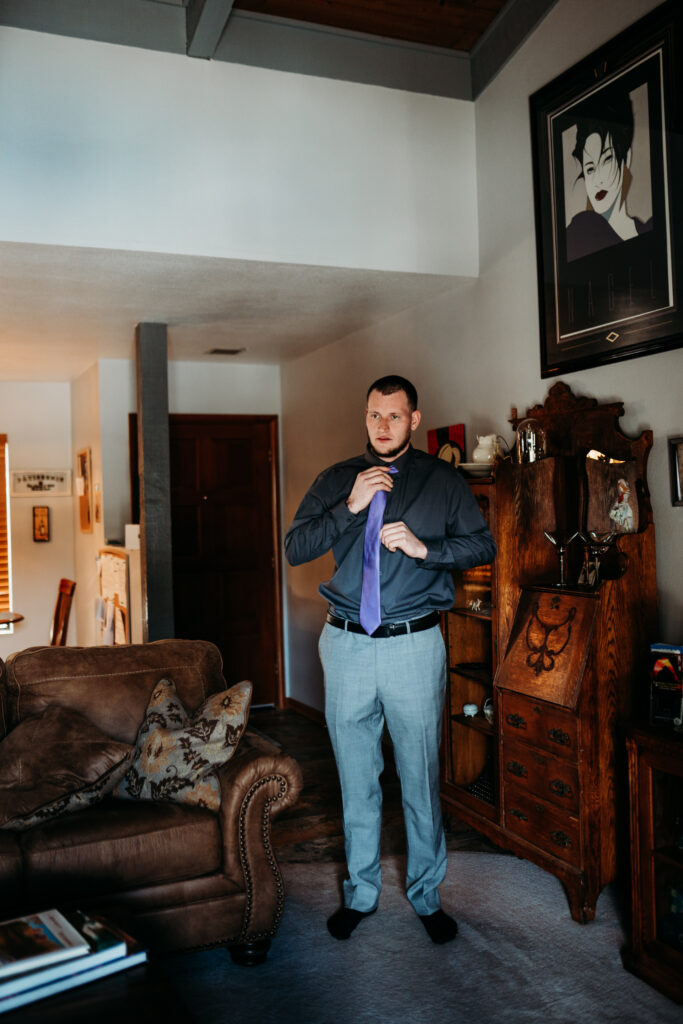 Ashley + Chad's Sedona Off-Roading Elopement was captured at sunset by Arizona-based elopement photographer, Karen Castor Photography.