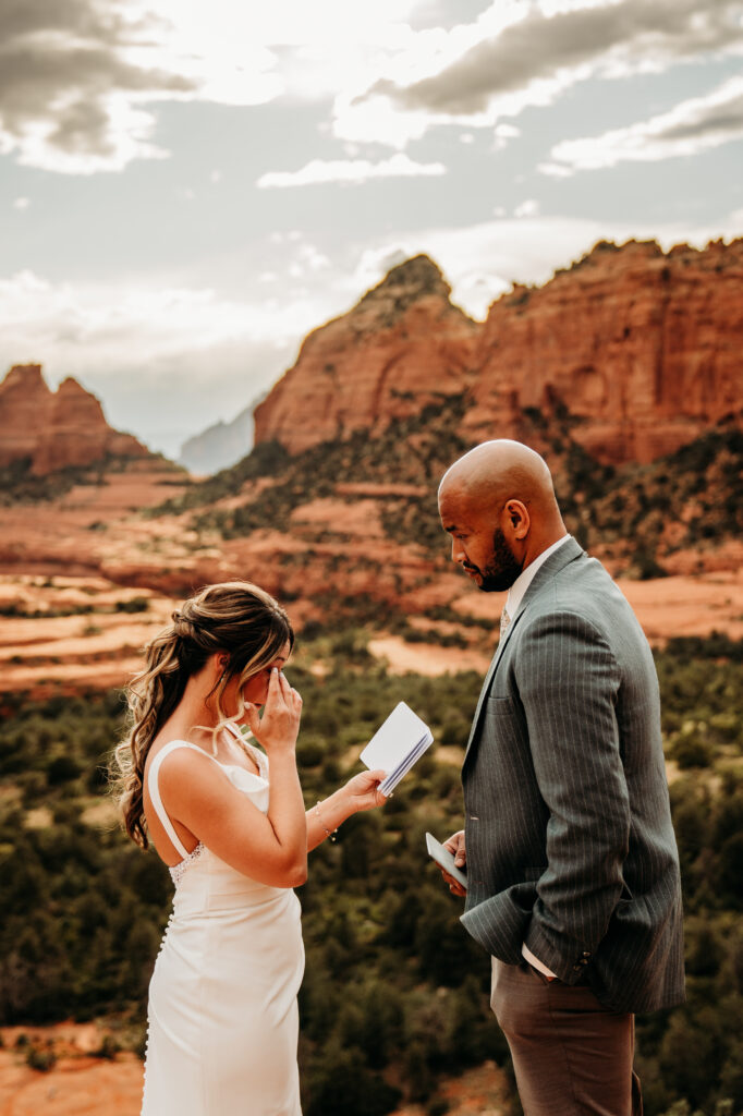 Arizona northern lights elopement featuring an intimate desert wedding day focused on presence and connection.
