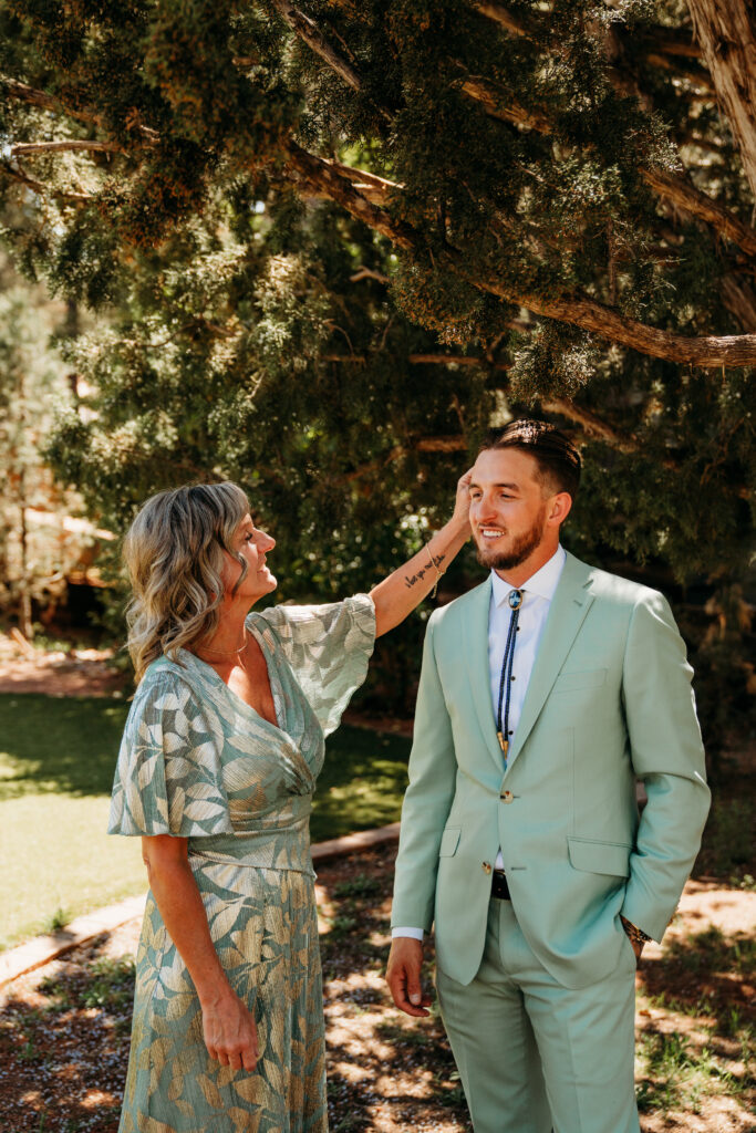 An intentional Arizona desert elopement capturing a sunset ridge first dance and off road adventure.