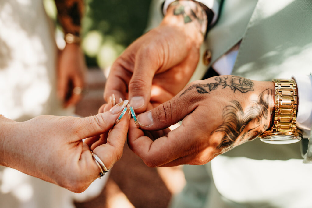 An intentional Arizona desert elopement capturing a sunset ridge first dance and off road adventure.