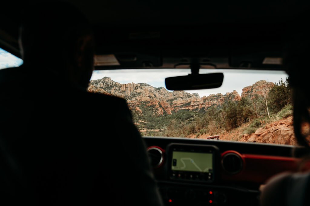 Arizona northern lights elopement featuring an intimate desert wedding day focused on presence and connection.